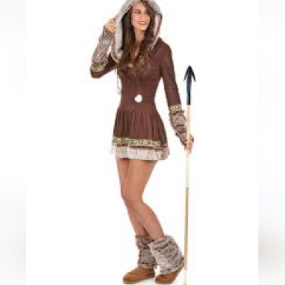 California Costume Eskimo Kisses Costume, L, Halloween sexy